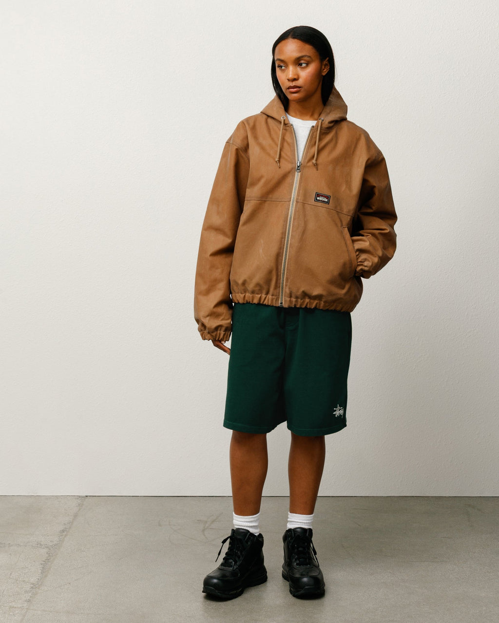 WAXED COTTON WORK JACKET