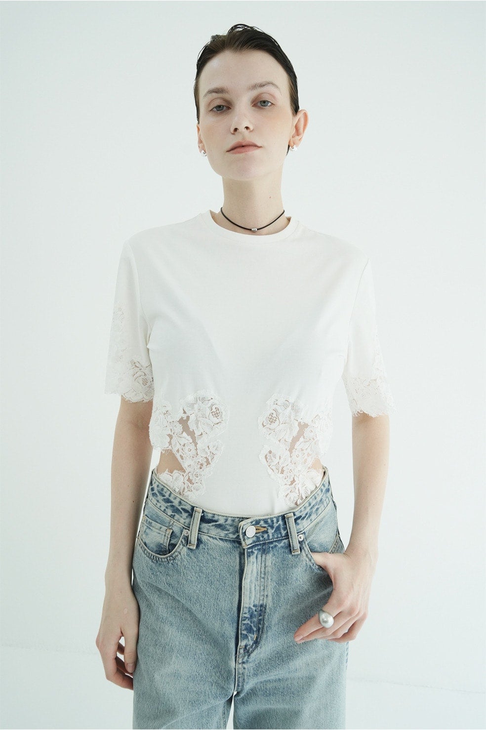SIDE LACE CUT OUT BODYSUITS