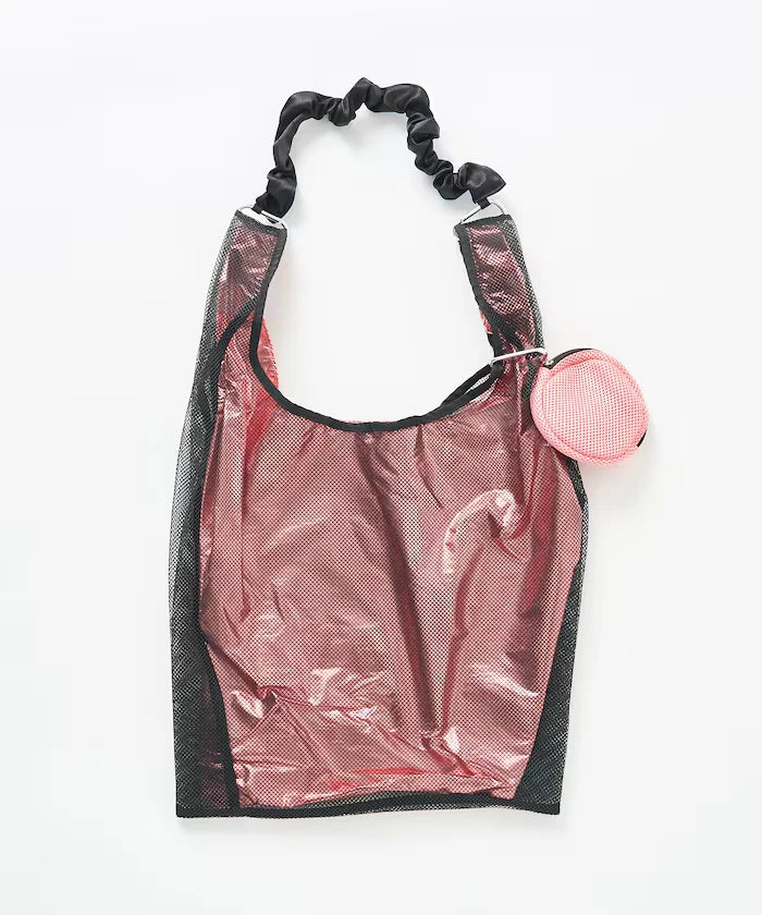 Multiway Frill Shoulder Layered Mesh Bag