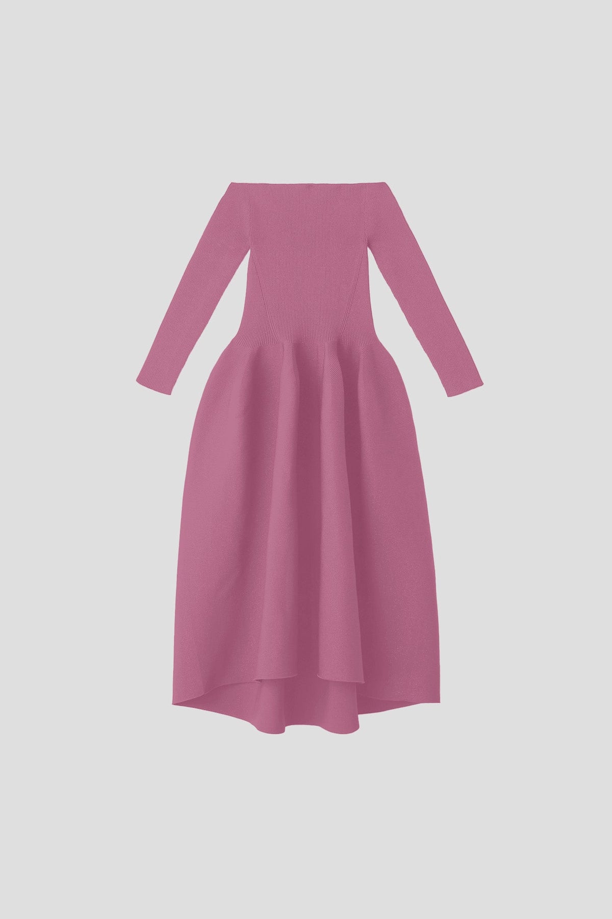 POTTERY HS OFF SHOULDER LONG SLEEVE DRESS