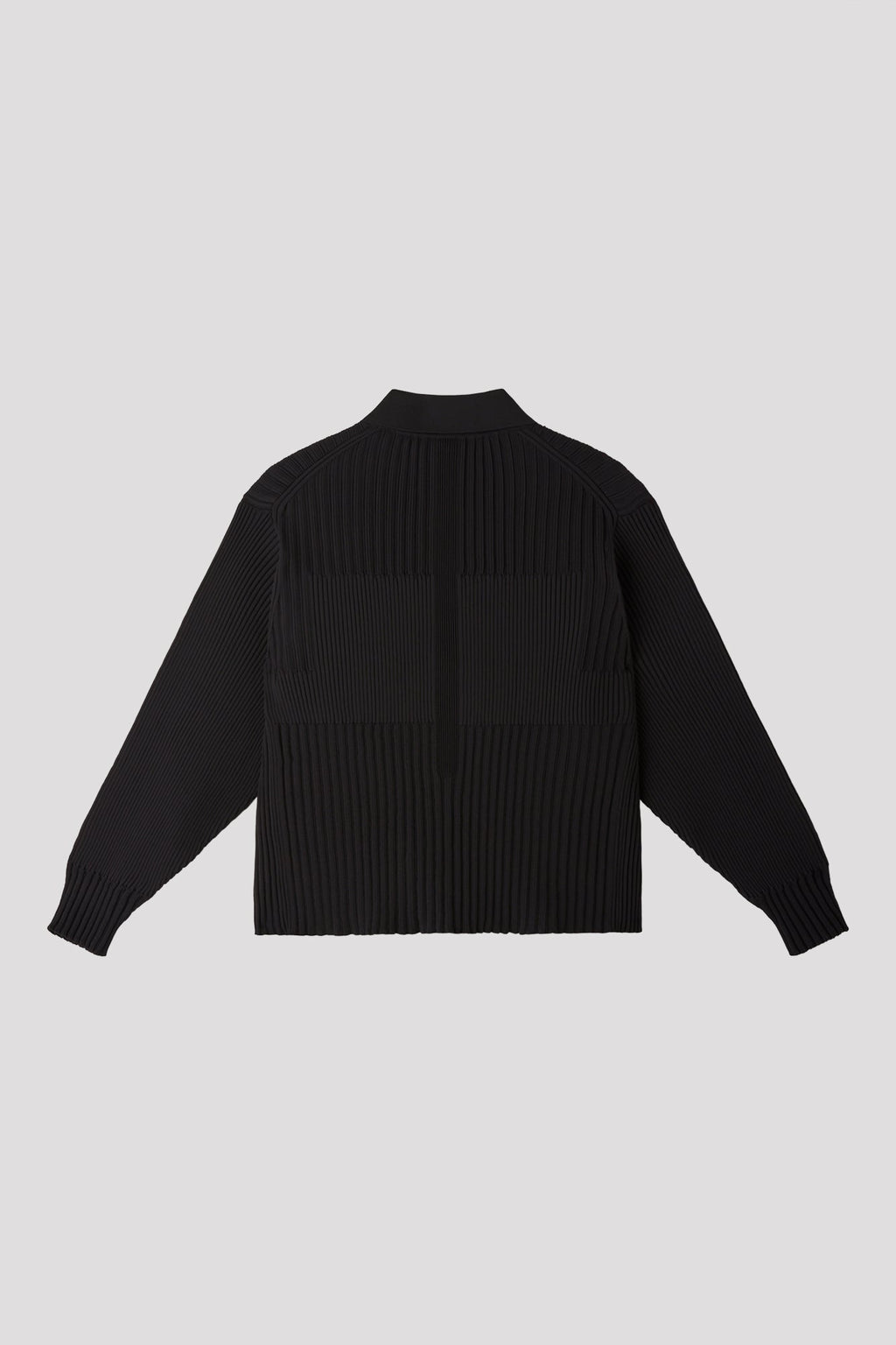 FLUTED SHIRT COLLAR BLOUSON