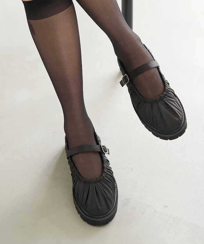 Platform Belt Ballet Shoes