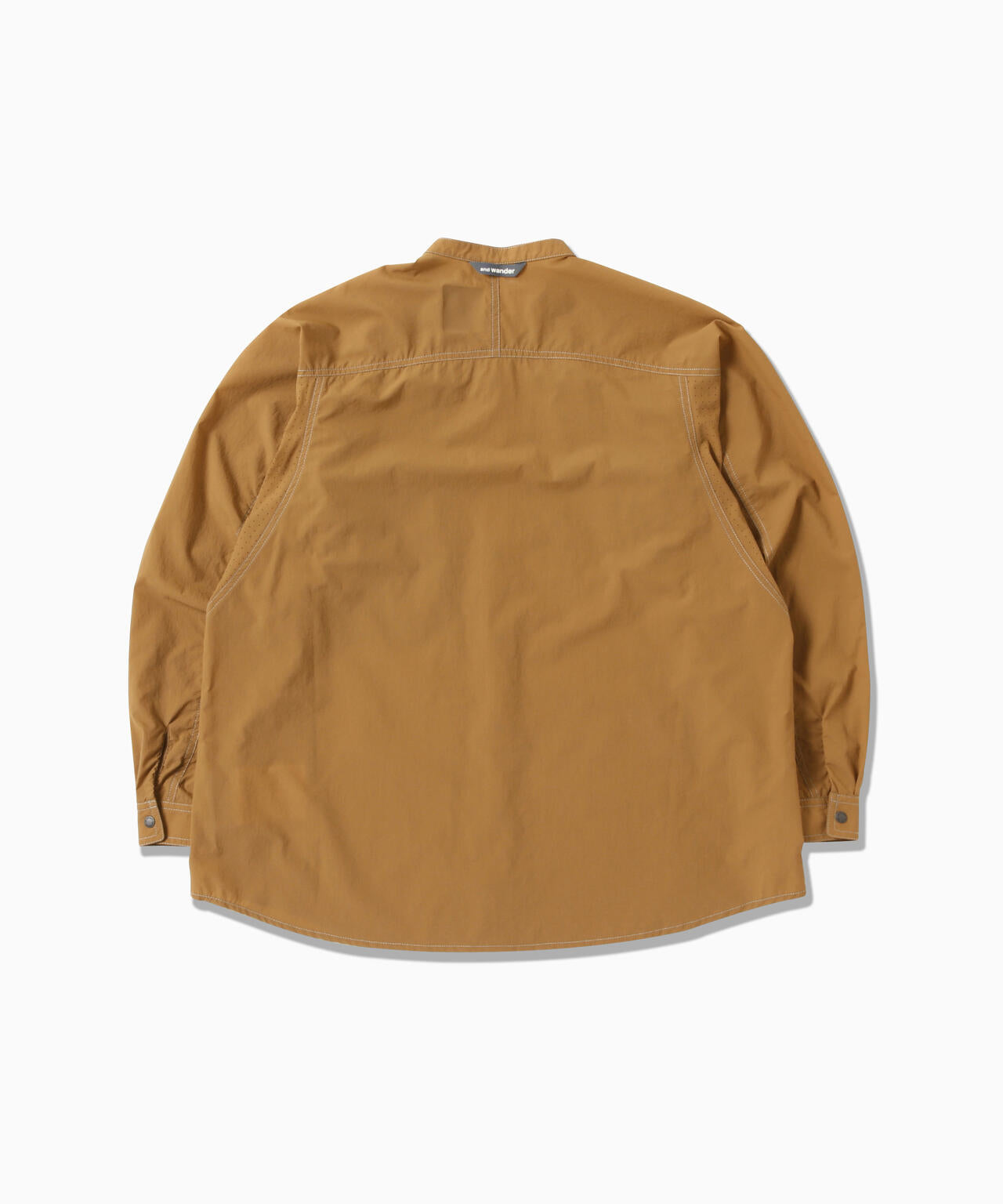stretch rip band collar shirt