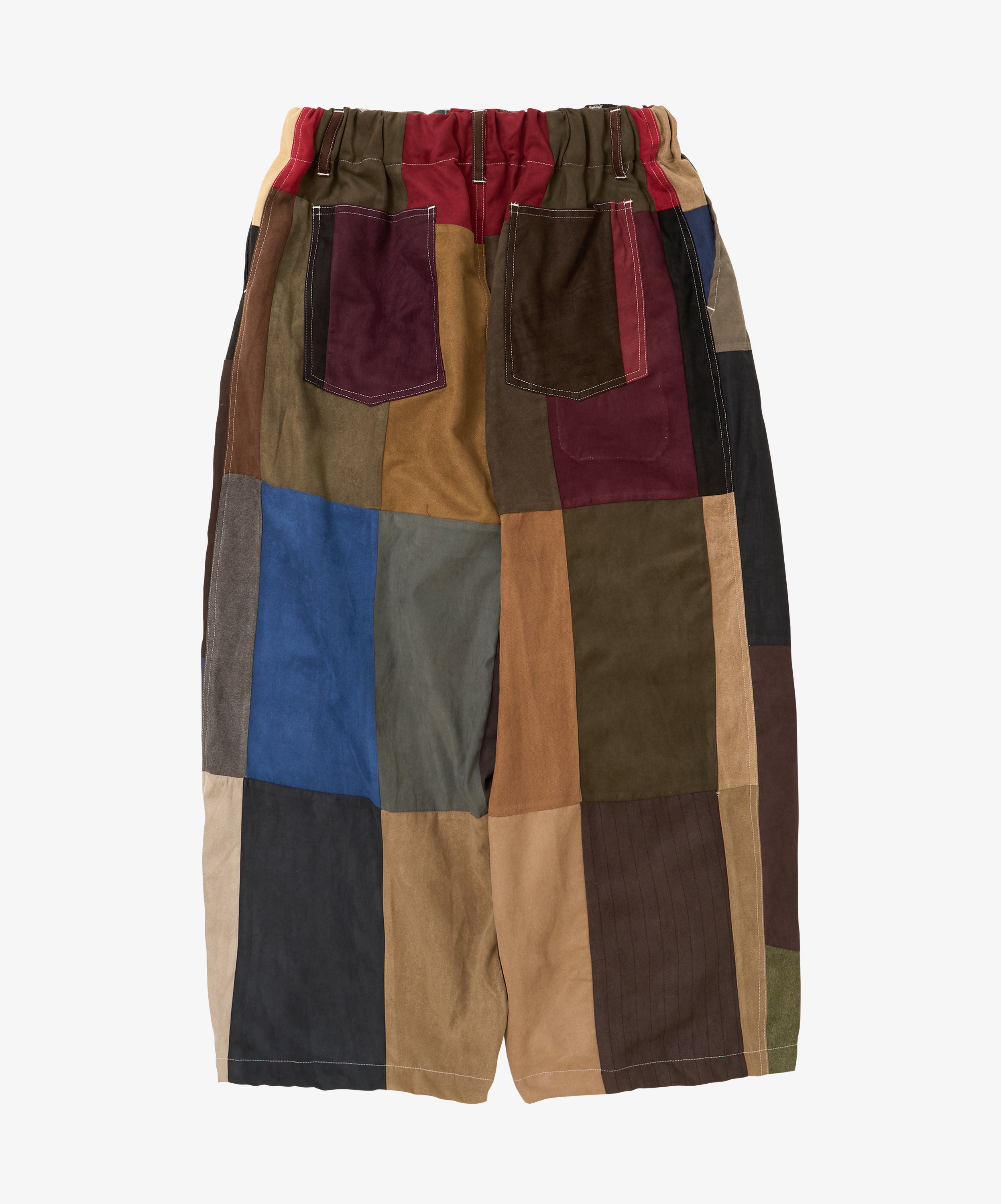 circular pants faux suede eight