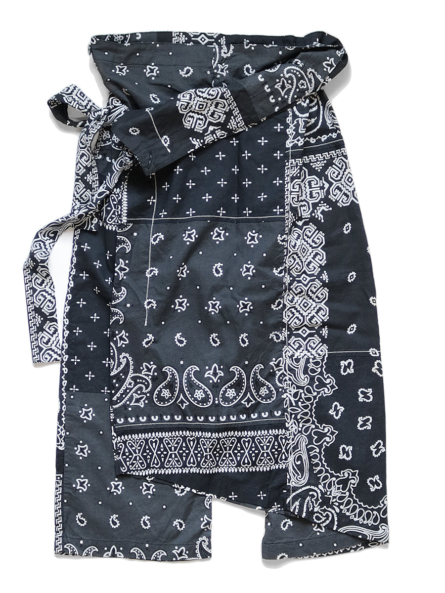 Gauze Bandana Patchwork pt Wrap Pants