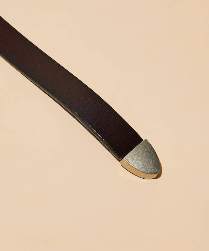 Cowhide Western Narrow Belt