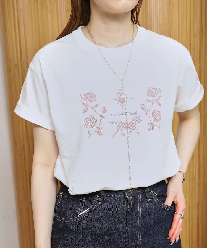 Organic Cotton Dot Graphic T-Shirt