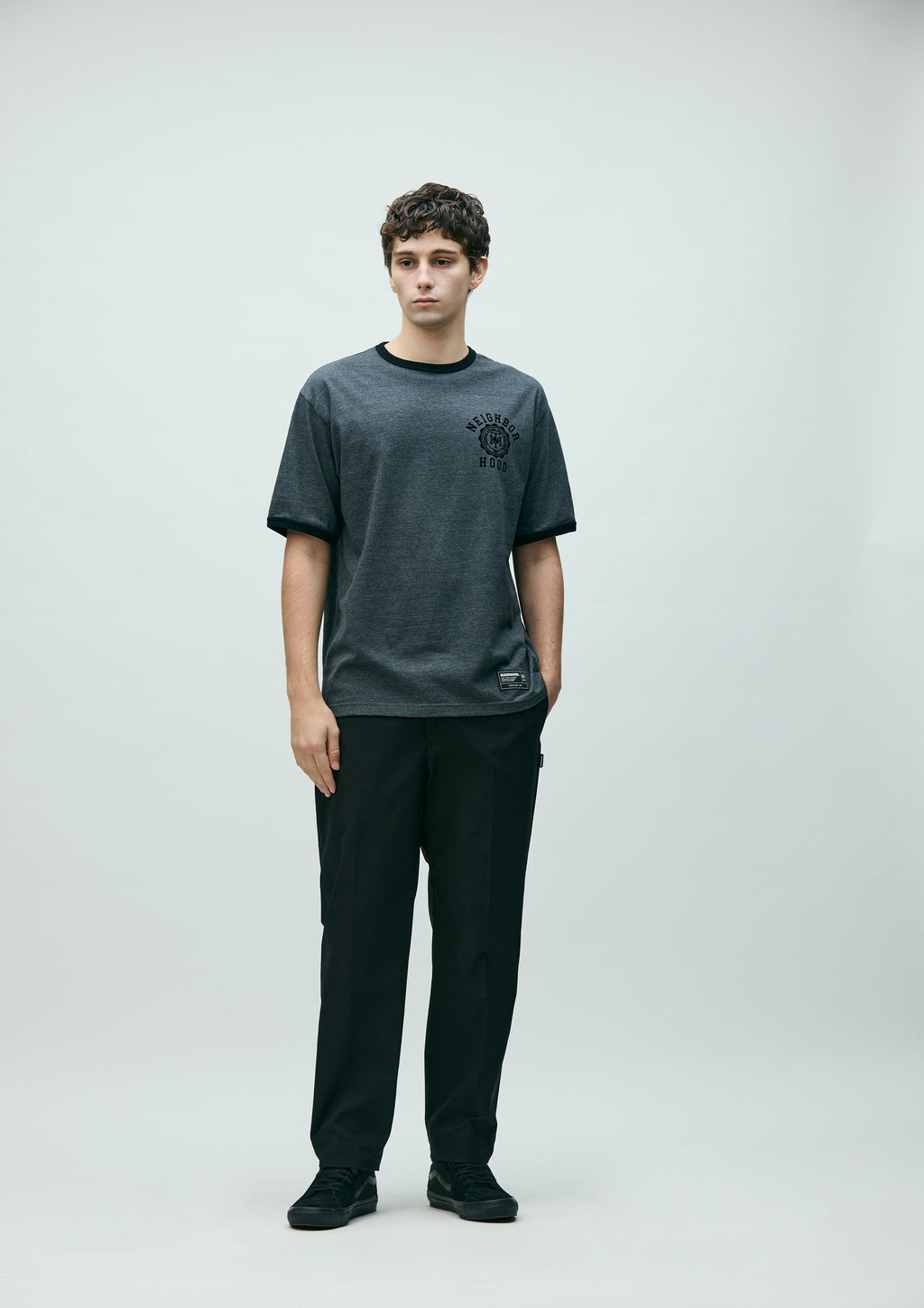 Heather Fabric Tee Ss