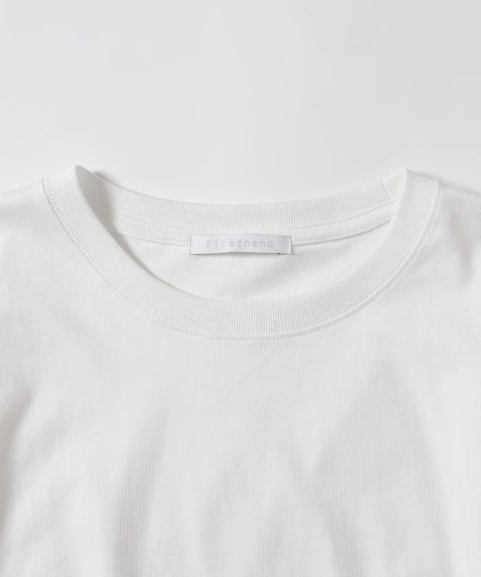 Organic Cotton Shirring Logo T-Shirt