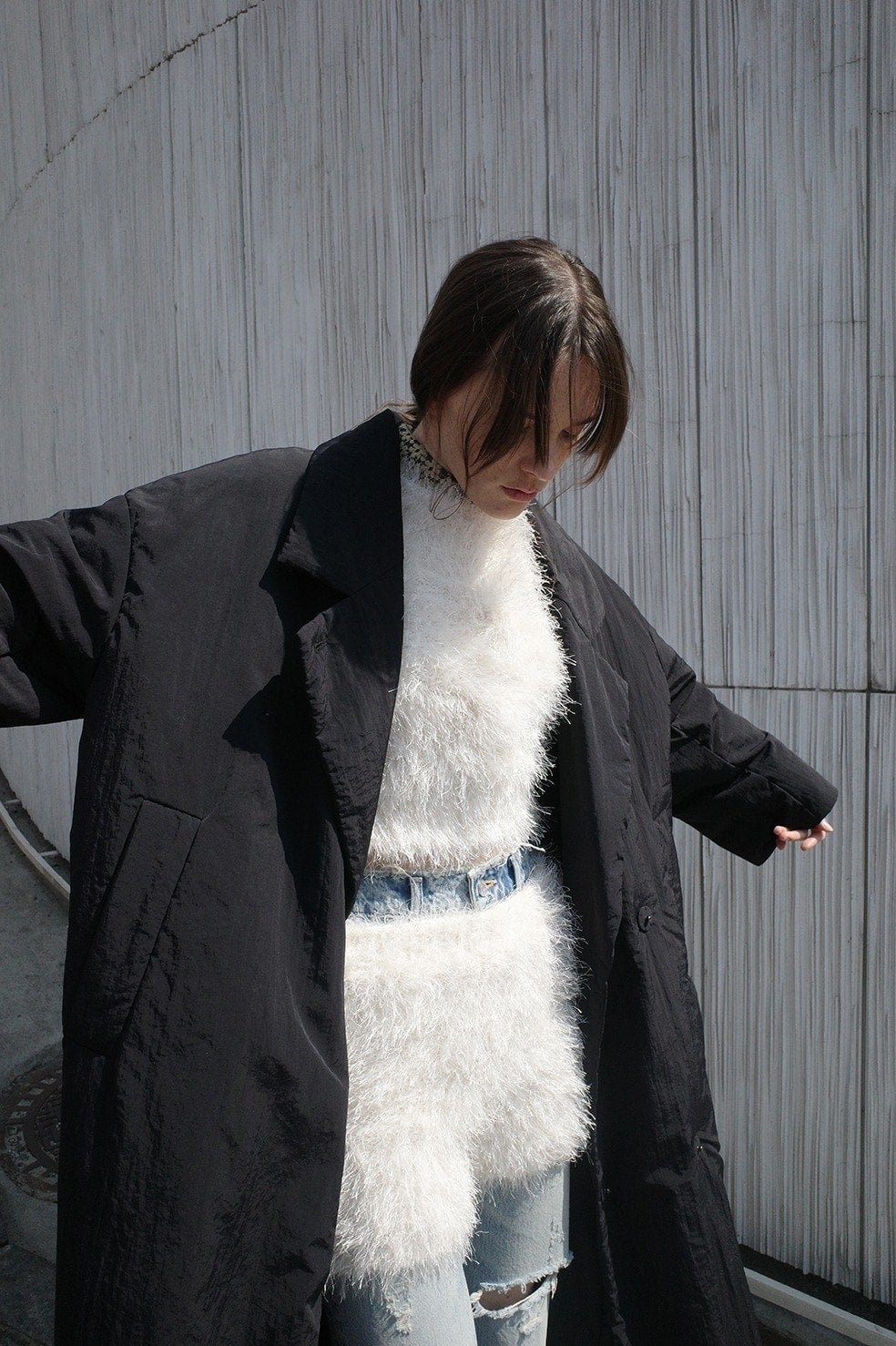 SHAGGY SHORT KNIT PANTS