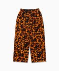 printed satin pants