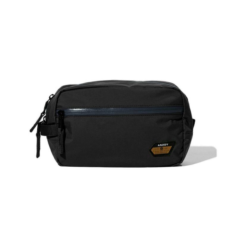 WATER PROOF ROUND POUCH/BLACK