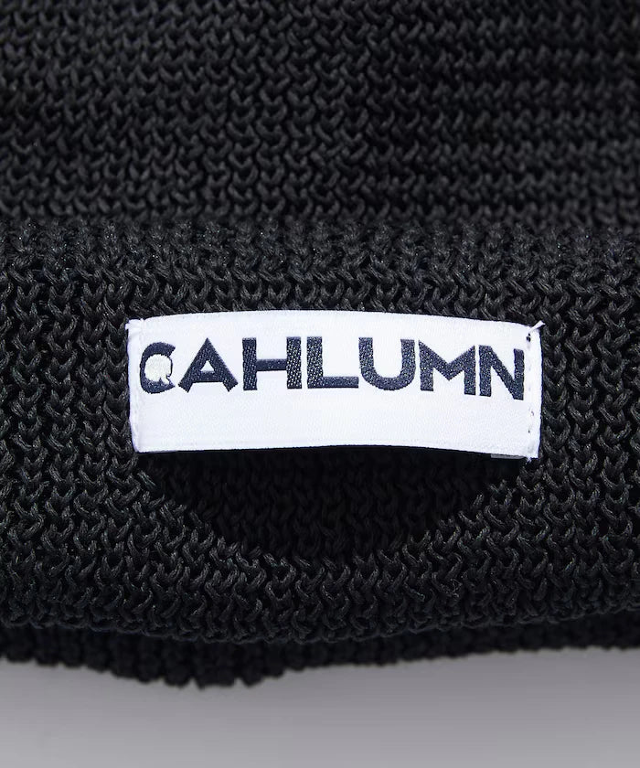 Straw Yarn Roll Knit Cap