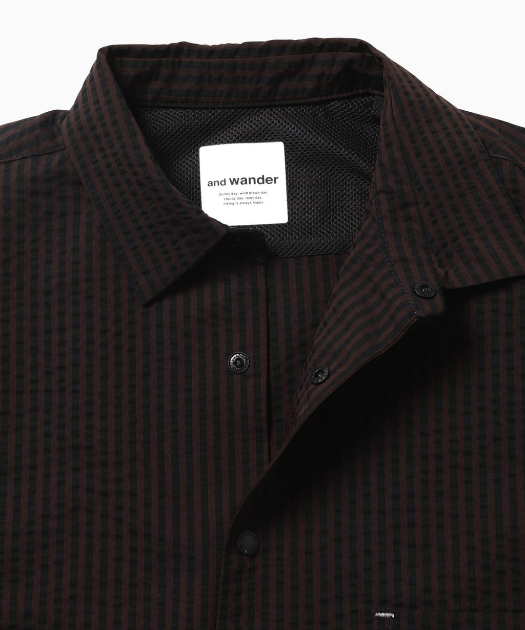 dry soft seersucker SS shirt