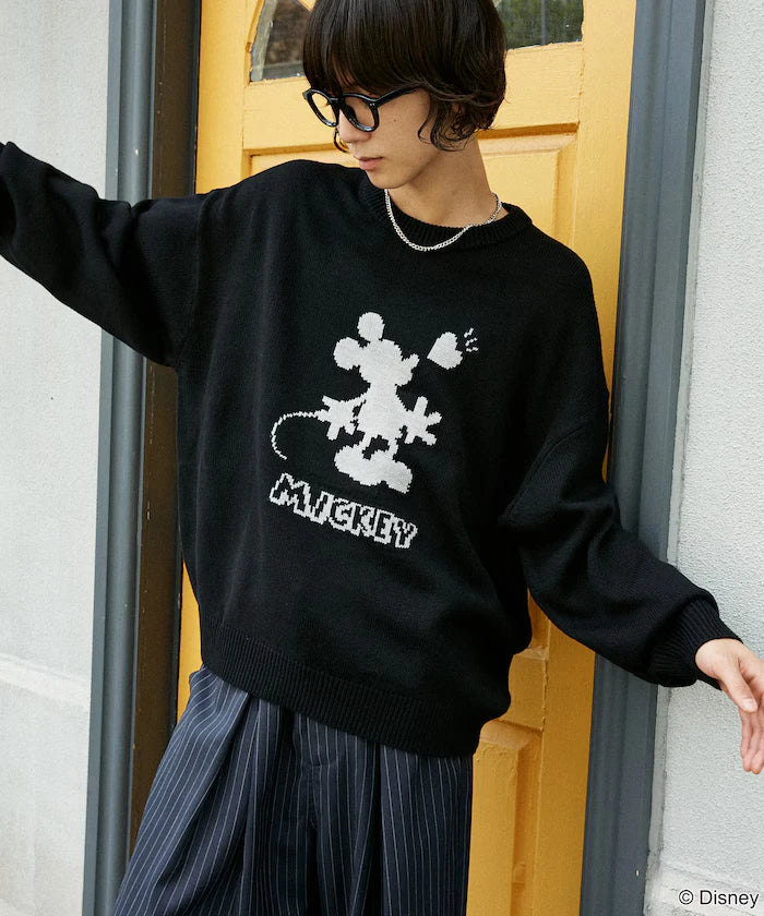 Limited Edition 'DISNEY MICKEY MOUSE' SHADOW KNIT