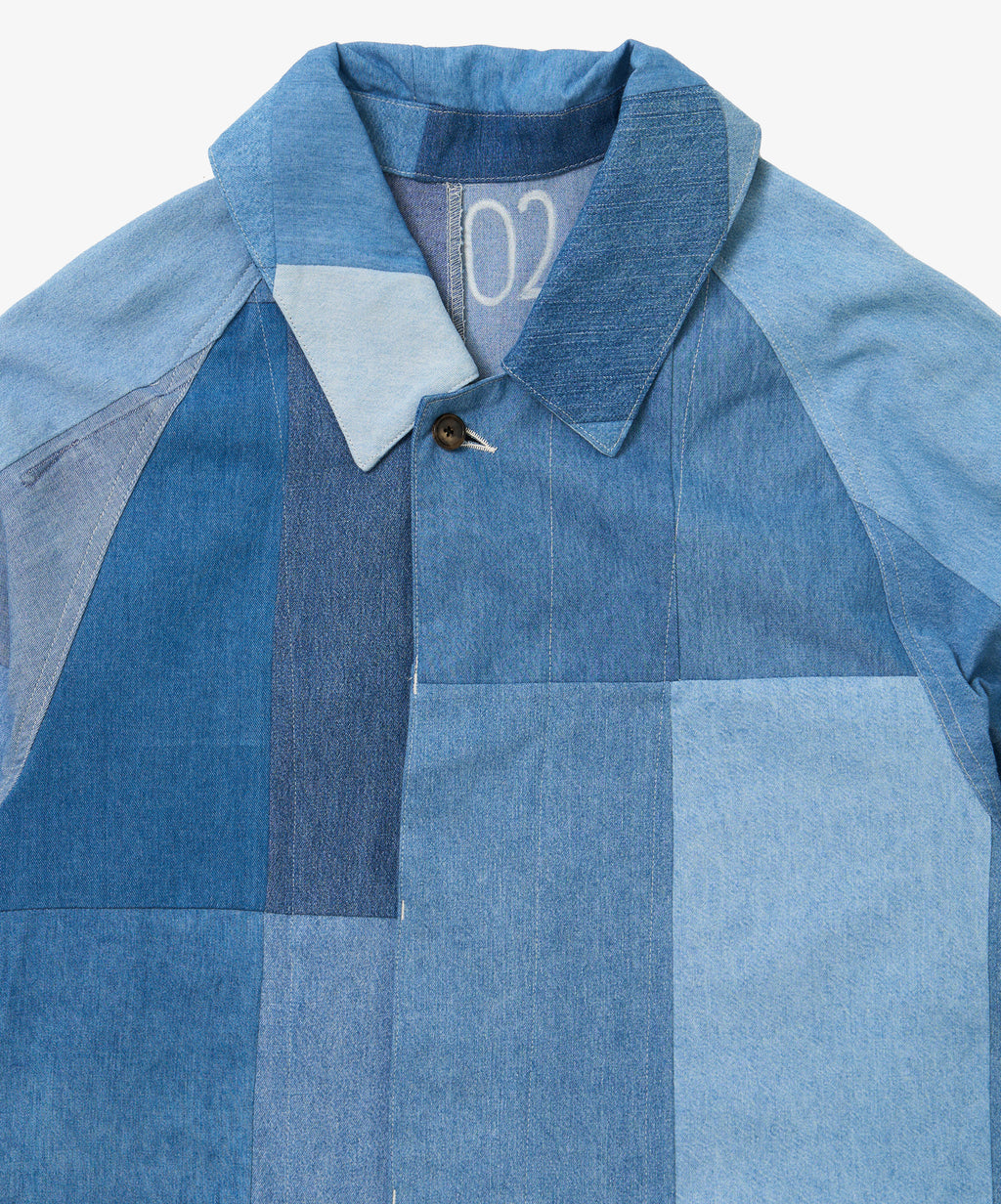 balmacaan coat vintage denim shirts two