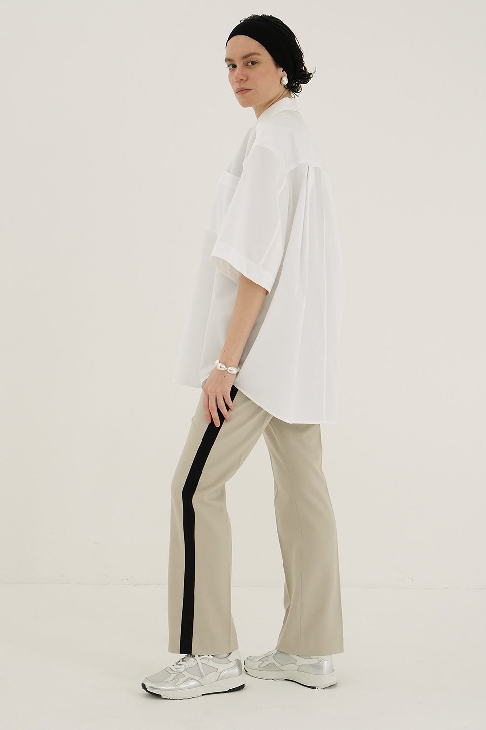 HIGH WAIST SIDE LINE PANTS