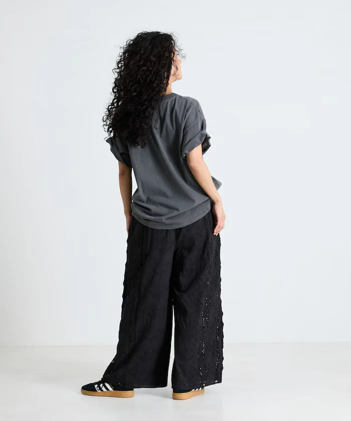 Cutwork Embroidered Easy Pants