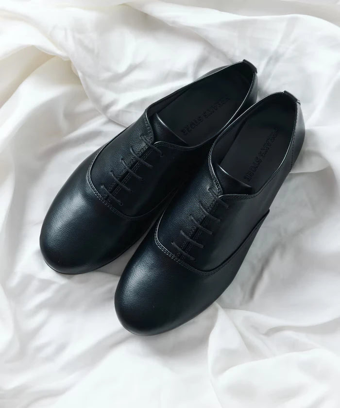 Lace-Up Flat Shoes [23~28cm]