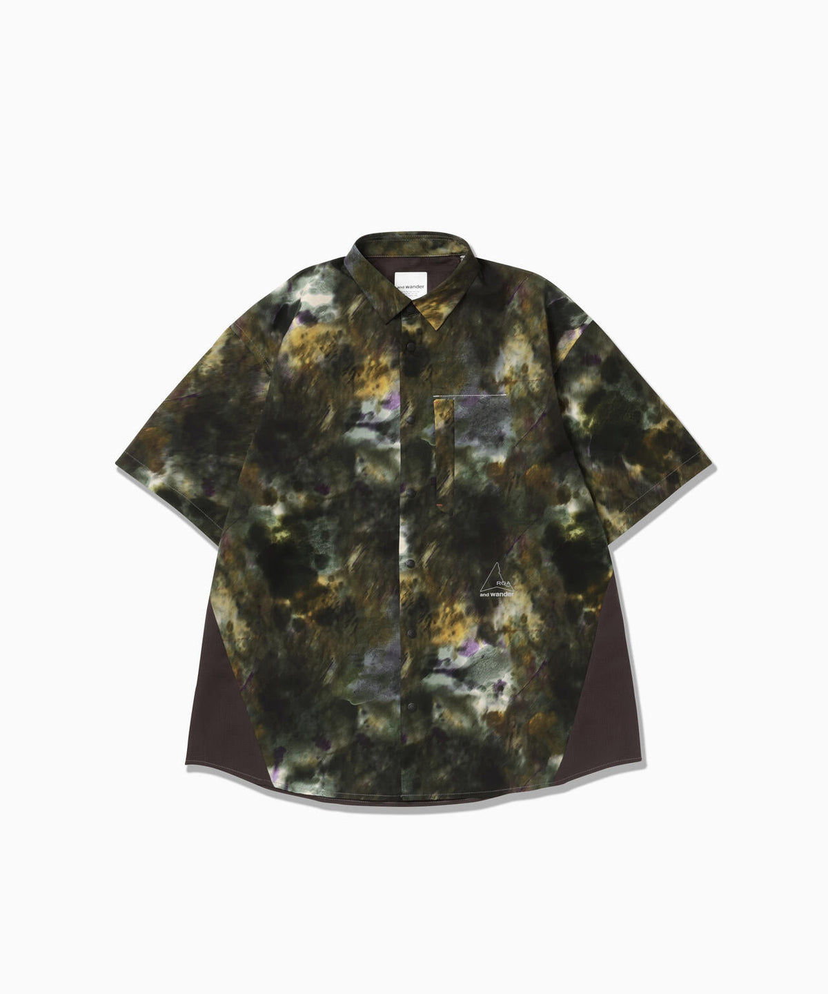 ROA × and wander  printed breathable shirt
