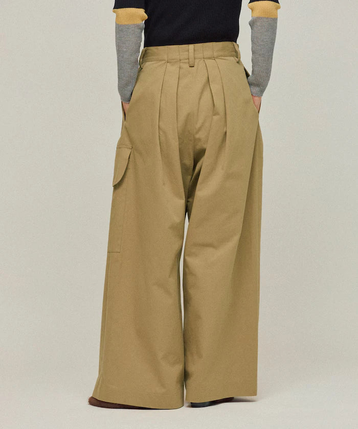 High Count Chino Wide Pants