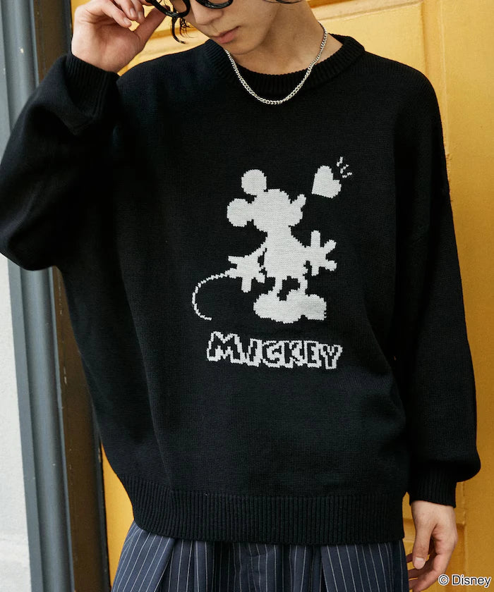 Limited Edition 'DISNEY MICKEY MOUSE' SHADOW KNIT