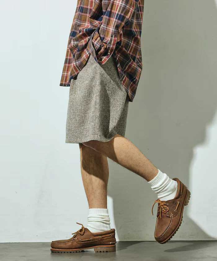 Summer Tweed Easy Wide Shorts / Compatible with Setup