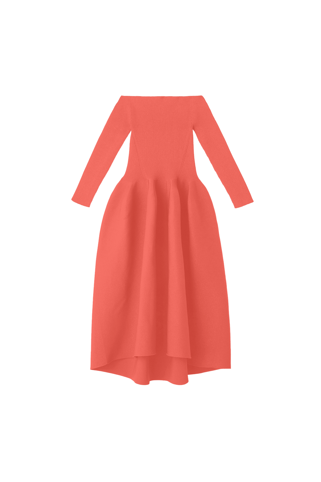 POTTERY HS OFF SHOULDER LONG SLEEVE DRESS