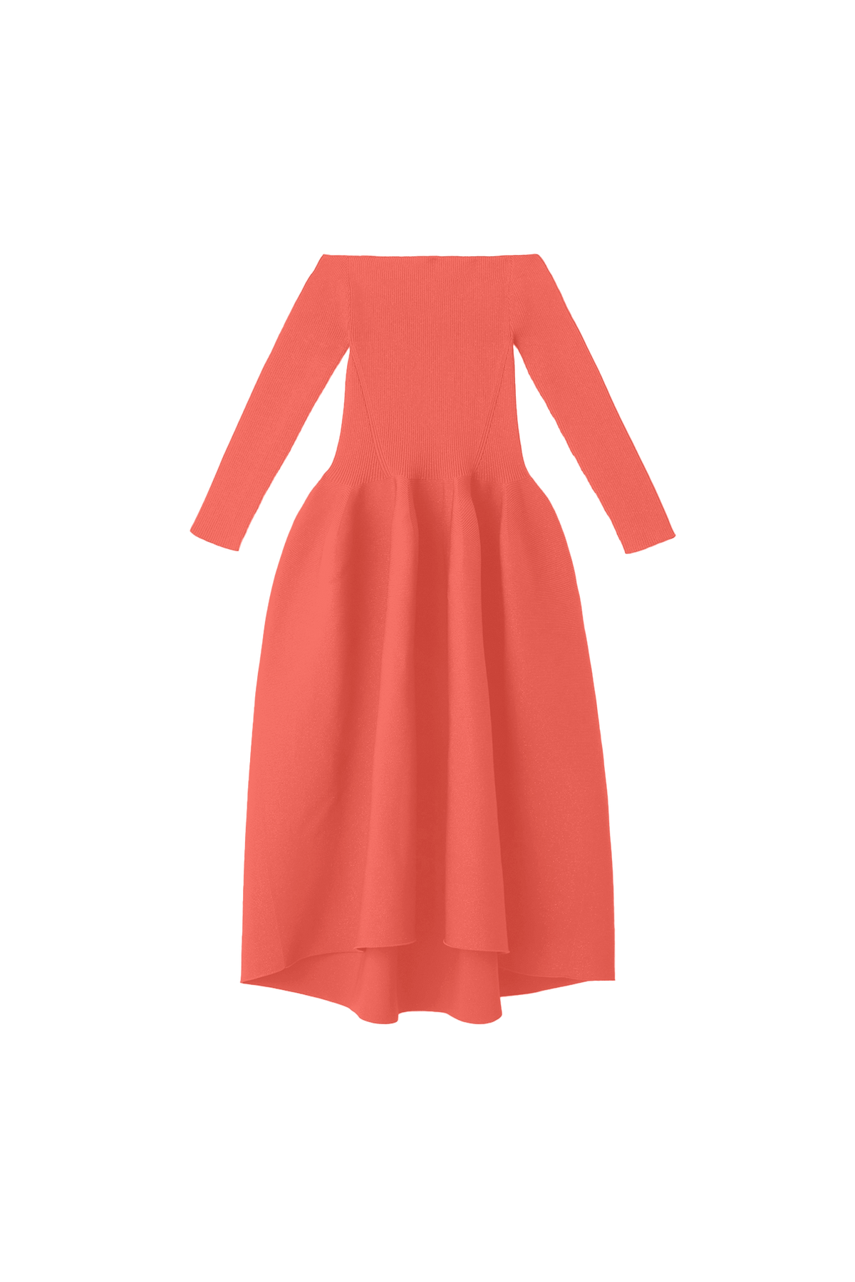 POTTERY HS OFF SHOULDER LONG SLEEVE DRESS