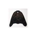 THREADLESS AIR EMBROIDERY SOUVENIR JACKET : BLACK