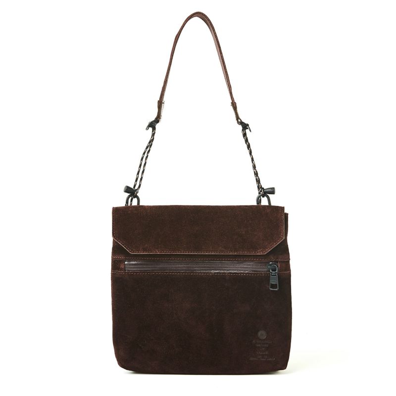 WATER PROOF SUEDE SACOCHE/CHOCO