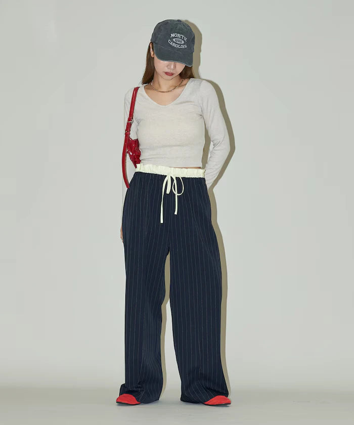 West Shearing Panel Easy Slacks Pants Limited Edition
