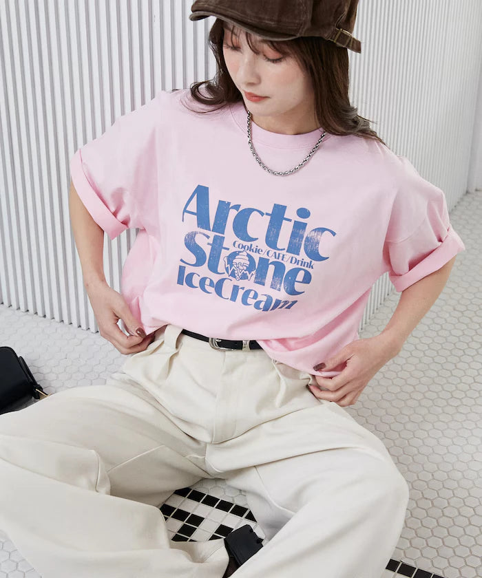 Love Pop Studio Ice Cream Shop Logo T-Shirt Limited Edition