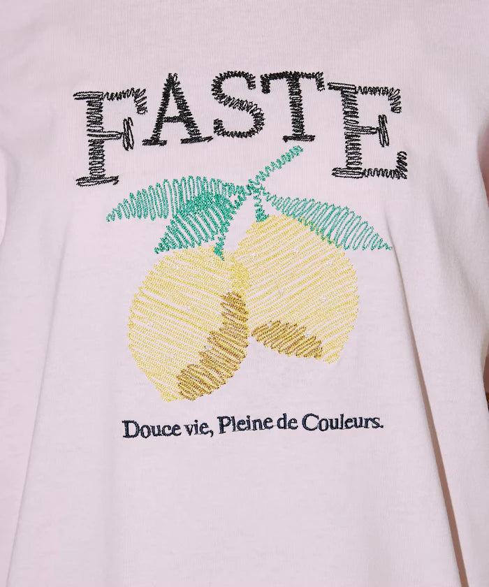 Lemon Embroidery T-shirt Limited Edition
