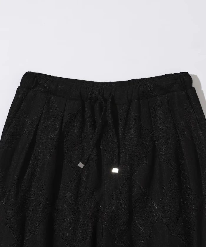 Panel Lace Easy Pants / Compatible with Setup - February 12, 12:00 Release