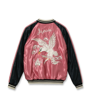 Early 1950s Style Acetate Souvenir Jacket “WHITE EAGLE” × “LANDSCAPE”