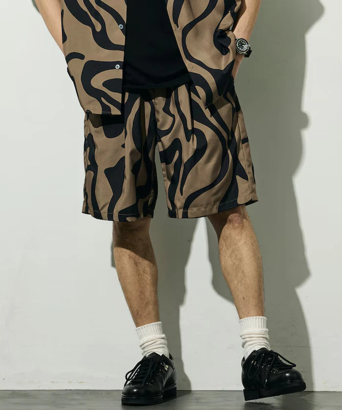 Pattern Easy Shorts / Allover Design Short Pants / Setup Compatible