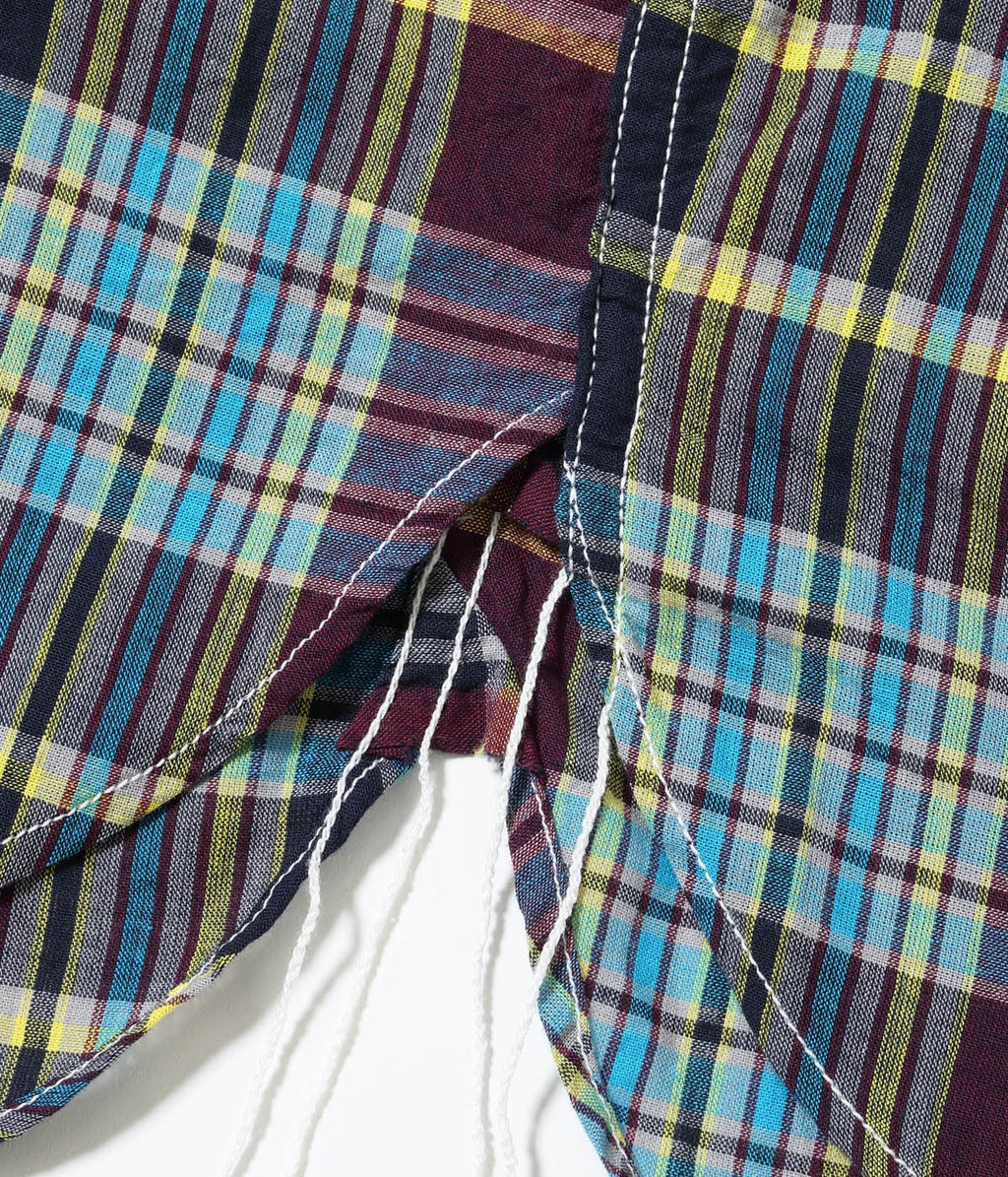 Madras Check Button Down Shirt