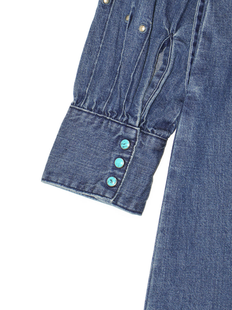8oz Denim Pintuck Sundance Dress