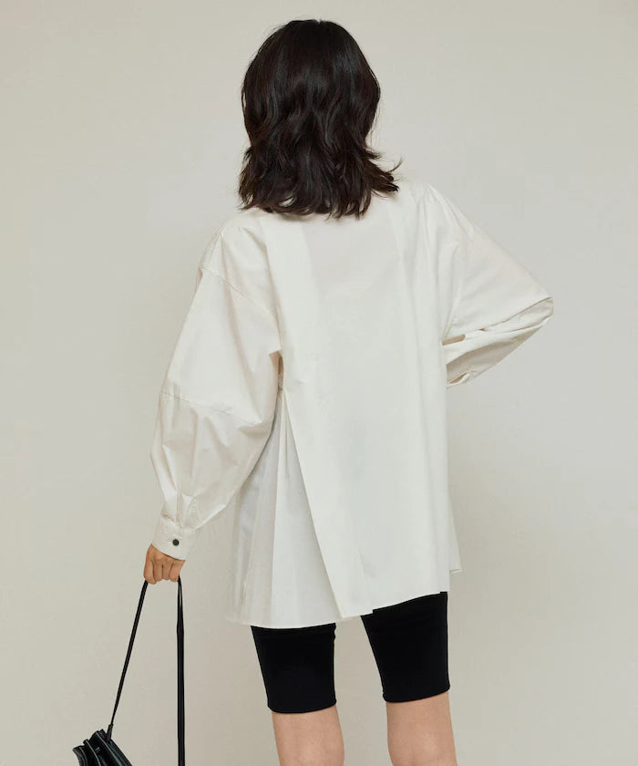 Box Stack Balloon Sleeve Long Sleeve Shirt