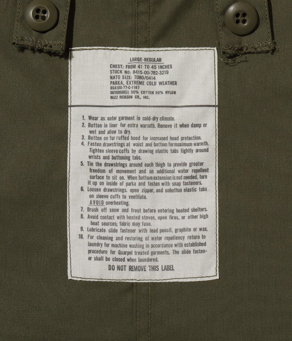 Type M-65 (NO HOOD) ���BUZZ RICKSON CO., INC.���