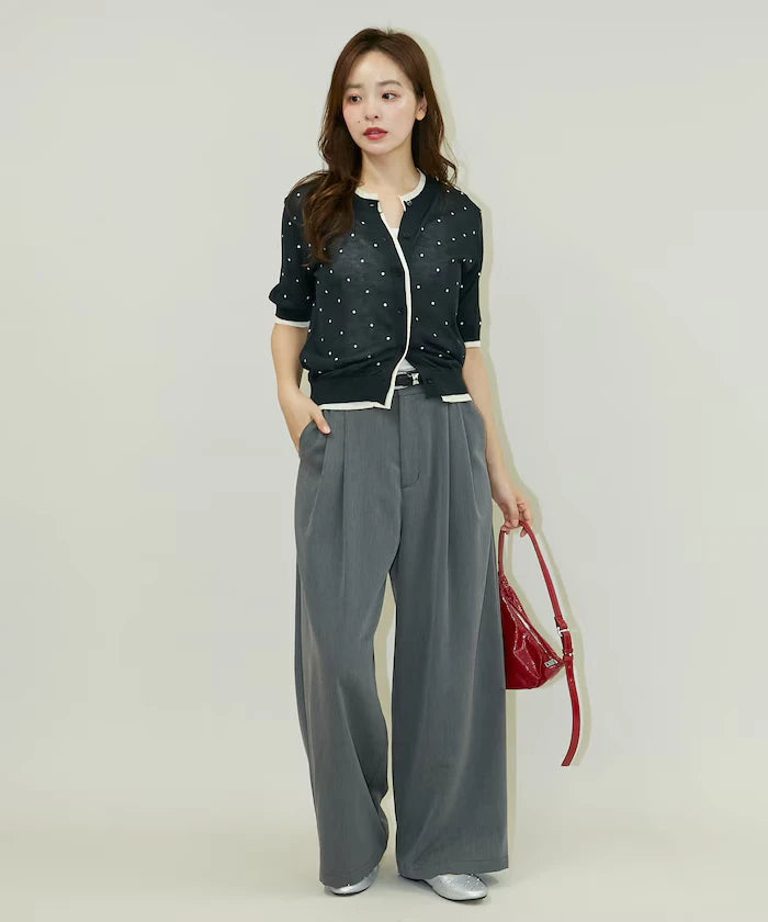2-pleat slacks pants limited edition