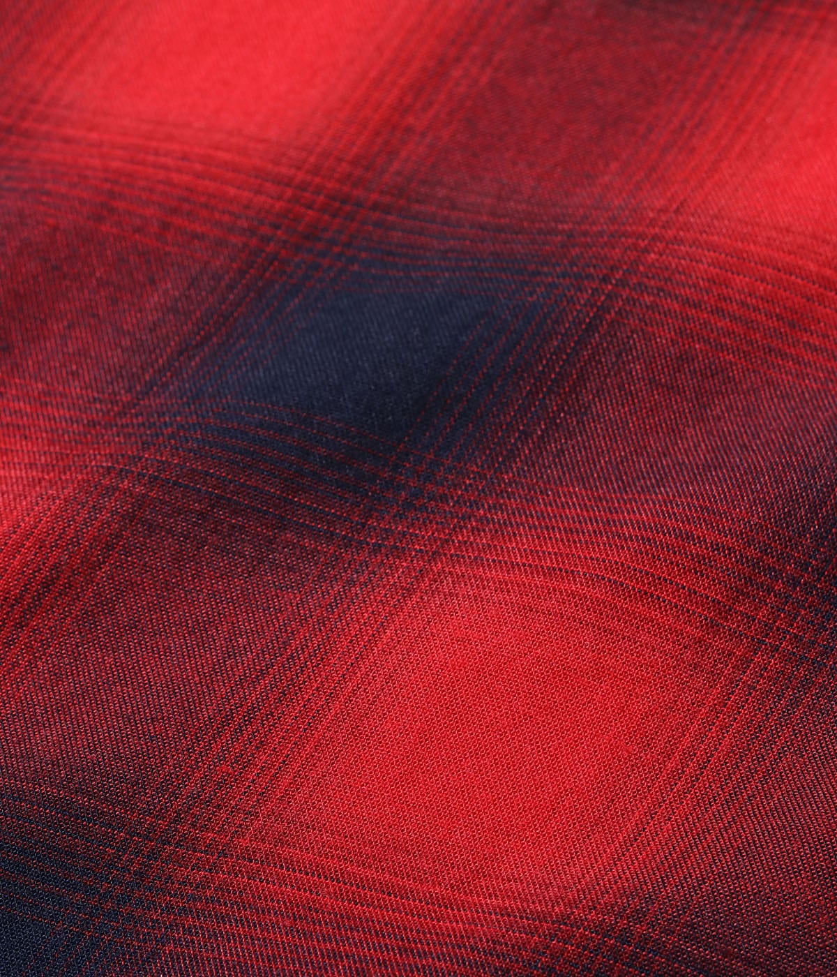 RAYON OMBRE CHECK OPEN SHIRT