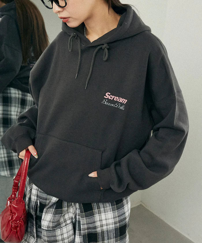 Sagara Embroidery French Bulldog Fleece-Lined Hoodie Limited Edition