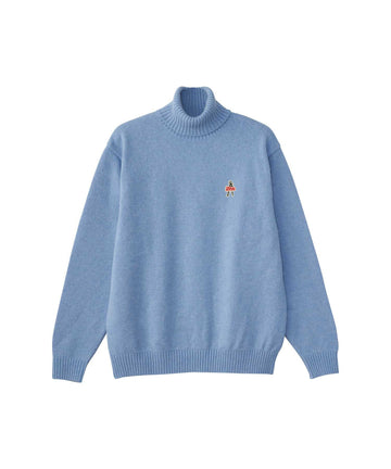 Vixen Girl Patch Turtle Neck Sweater