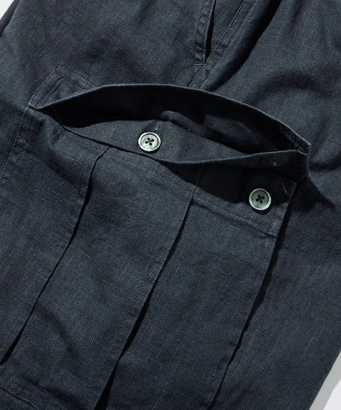 LINEN COTTON EASY CARGO PANTS 【Compatible with Set-Up】