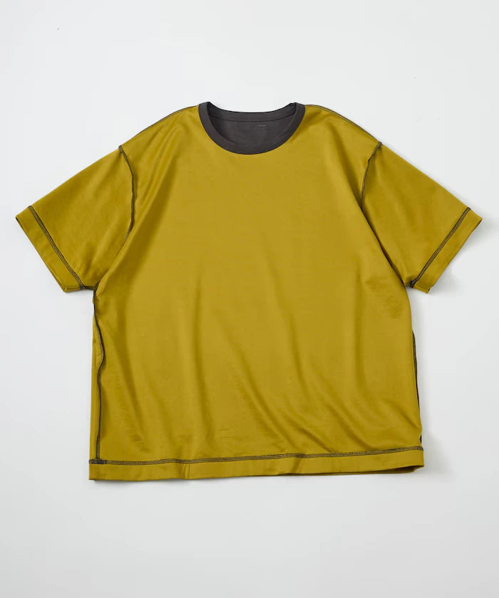 Relaxed Fit Reversible Cardboard Short Sleeve T-Shirt / Color Design