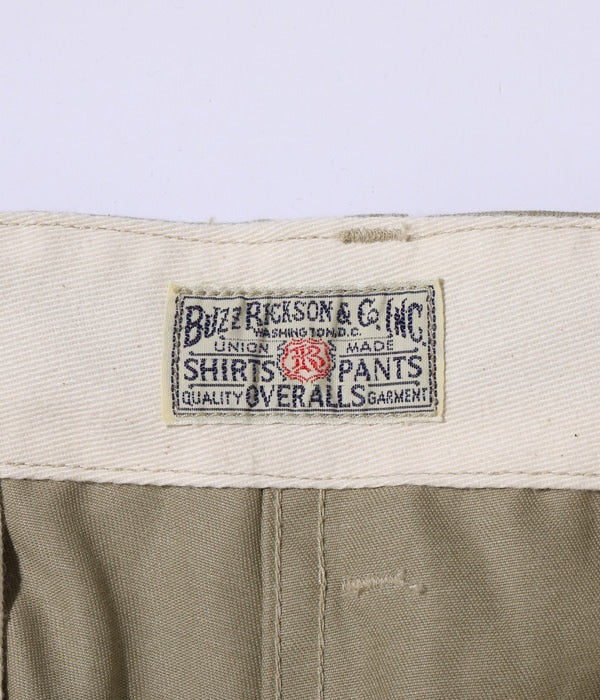 BUZZ RICKSON’S ORIGINAL SPEC. CHINOS (ONE WASH)