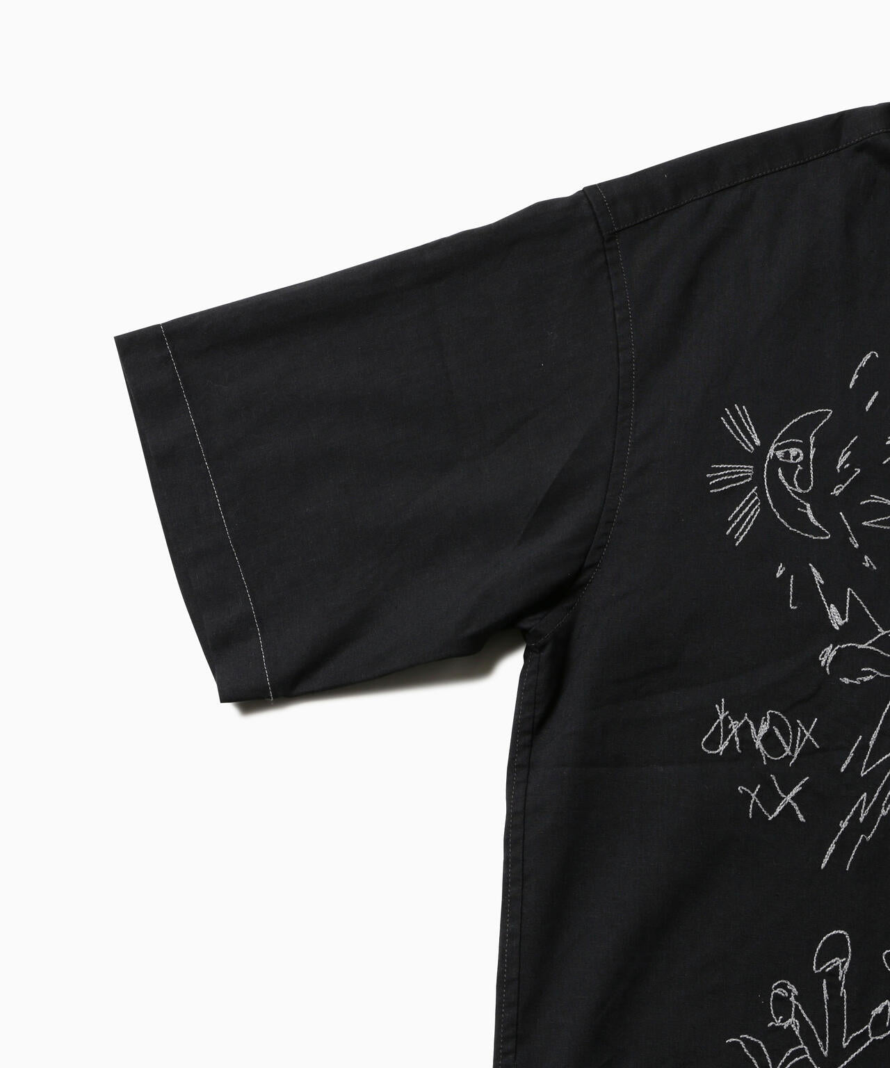 reflective embroidery shirt