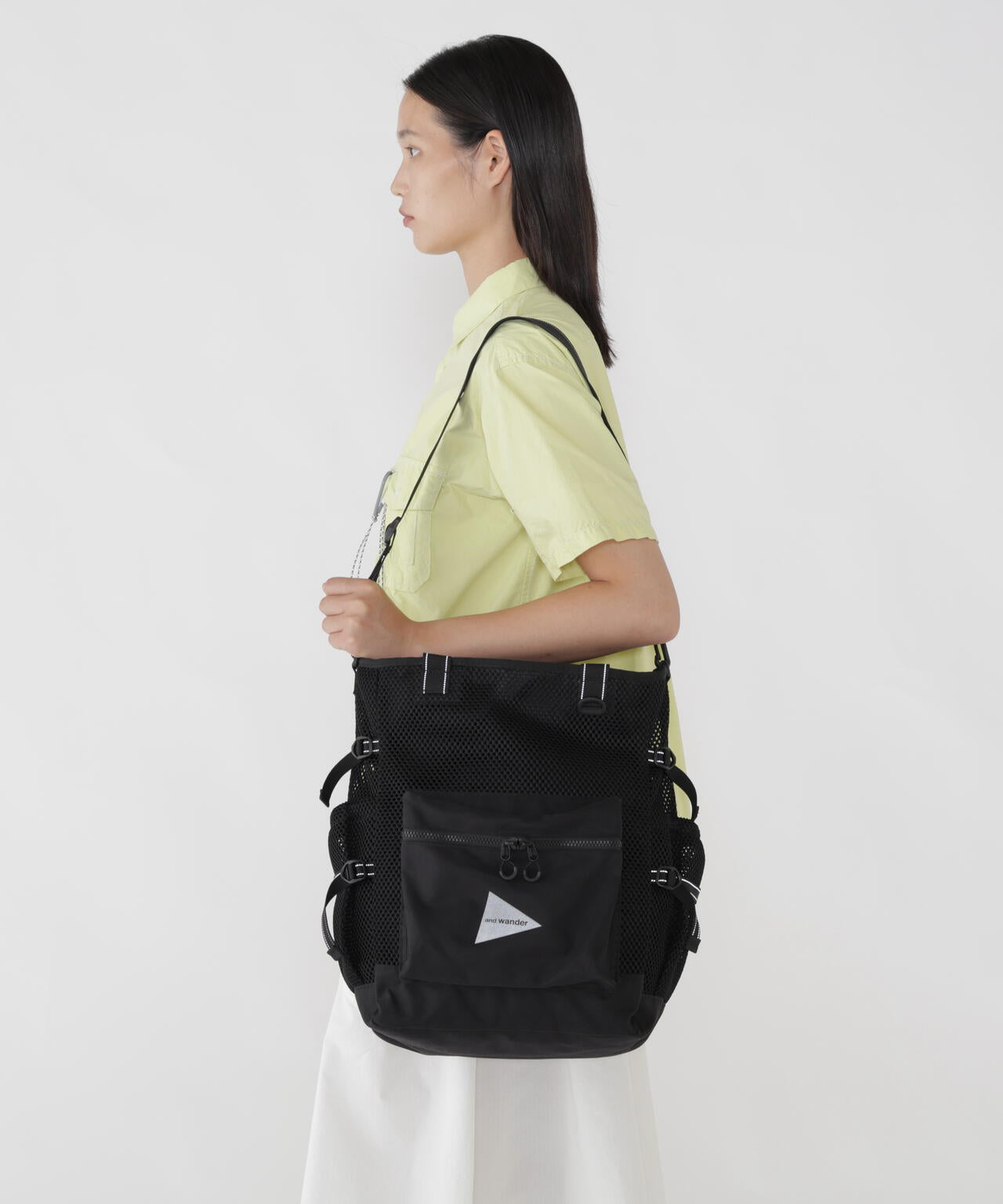3D mesh 2way tote bag
